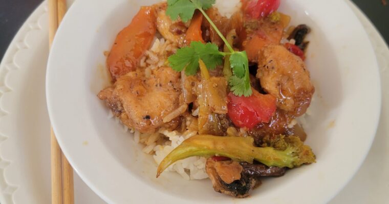 EASY Sweet and Spicy Chicken Stir-Fry